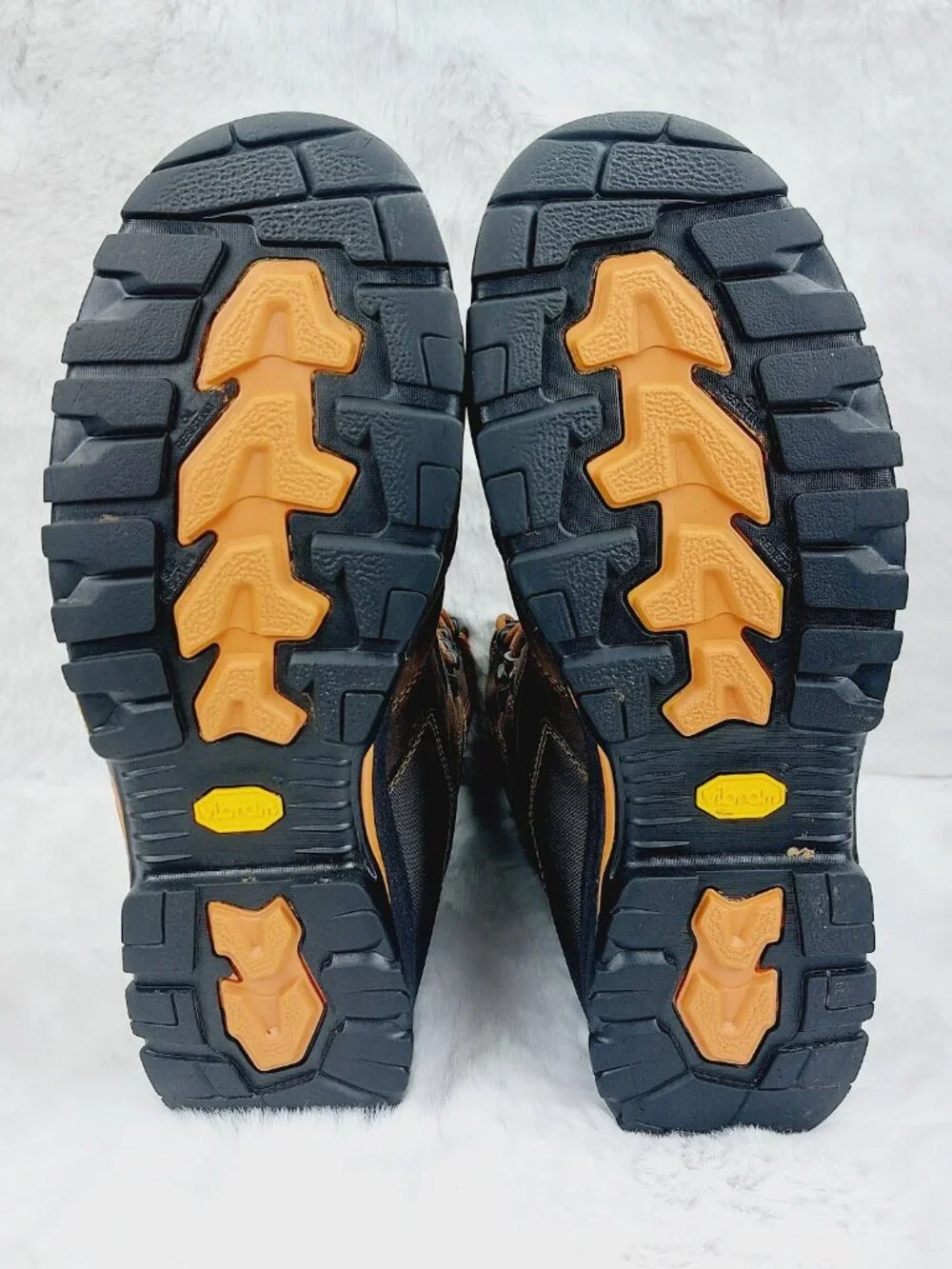 Danner Men's Brown Orange Vicious 8'' NMT Composite Toe Ankle Work Boots Size 11